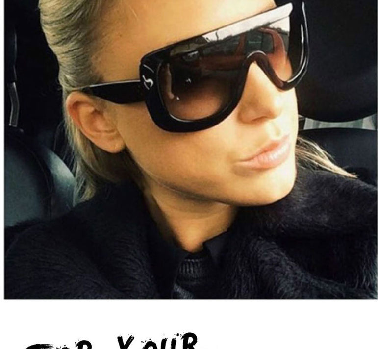 Luxury Big Frame Vintage Sunglasses