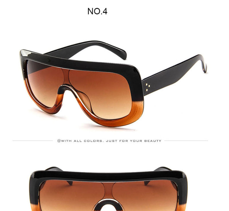 Luxury Big Frame Vintage Sunglasses