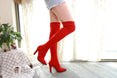 Slip on Over The Knee Thin High Heel Pointed Toe Boots