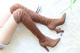 Slip on Over The Knee Thin High Heel Pointed Toe Boots