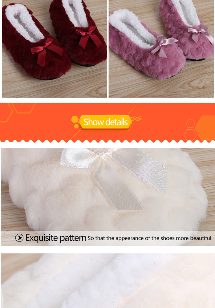 New Cute Indoor Home Warm Soft Plush Slippers