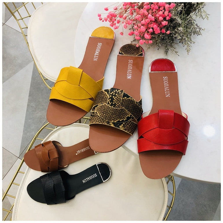 Outdoor Flat Women Slipper