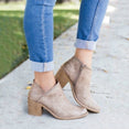 Chic Retro High Heel Ankle Boots