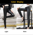 High Waist Leather Push Up Leggings