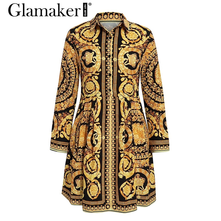 Elegant Short Blouse Vntage Dress