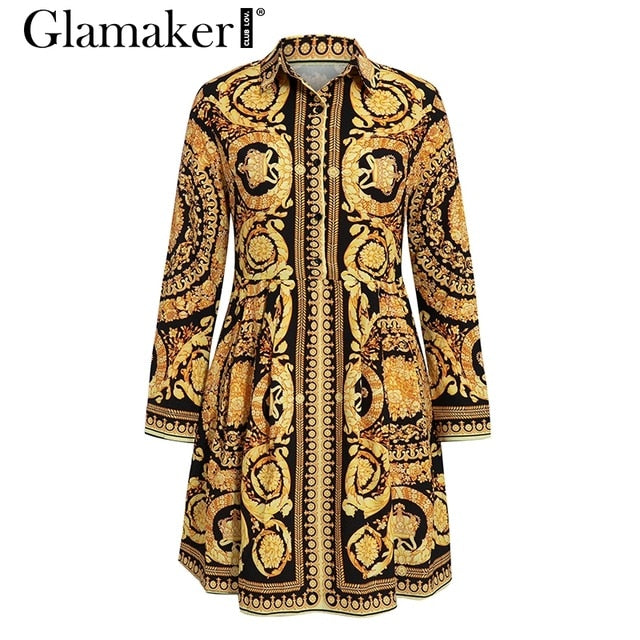 Elegant Short Blouse Vntage Dress