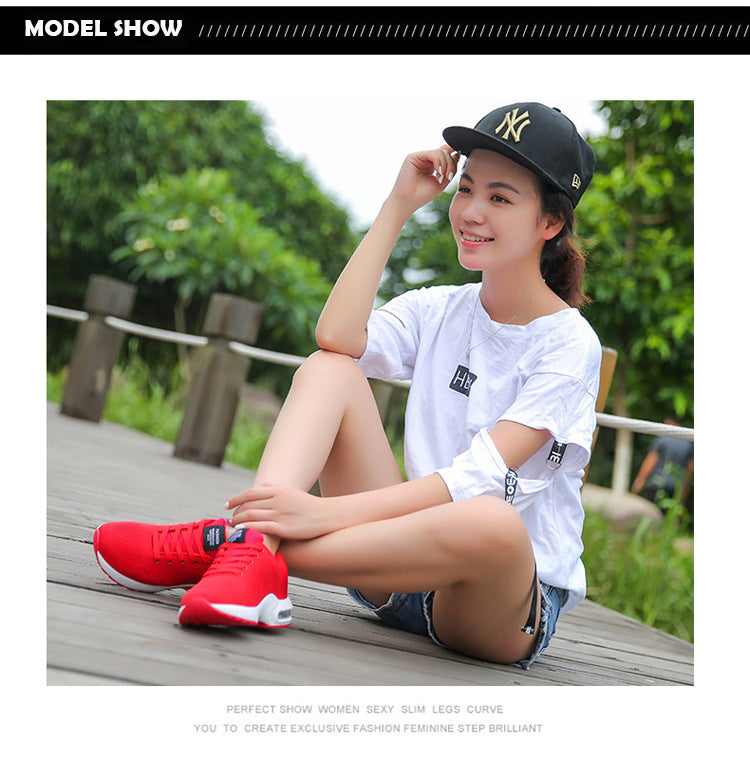 Casual Height Increasing Platform Breathable Sneakers