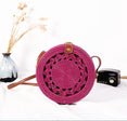 Crossbody Round Straw Shoulder Messenger Handmade HandBags