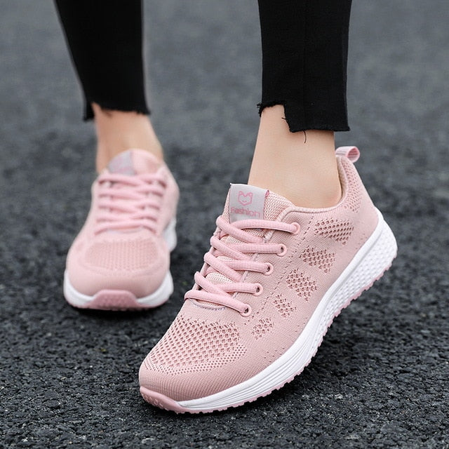 Lace Up Casual Mesh Breathable Sneakers