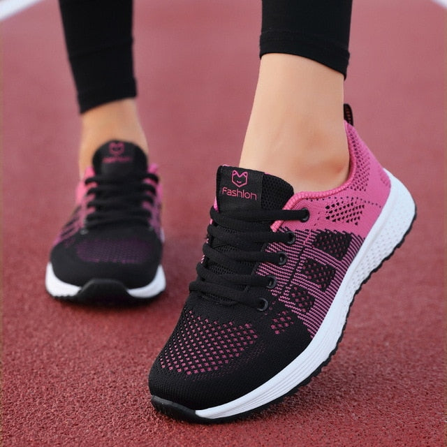 Lace Up Casual Mesh Breathable Sneakers