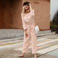 Casual Overalls Corduroy Light Pink Jumpsuits