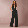 Chic Women Long Wide Leg Jumpsuit