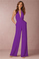 Chic Women Long Wide Leg Jumpsuit