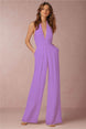 Chic Women Long Wide Leg Jumpsuit