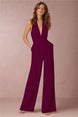 Chic Women Long Wide Leg Jumpsuit