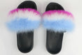 Real Fur Slides Female Indoor Women Fox Fur Slippers