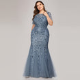 Elegant Lace Appliques Evening Mermaid Dresses