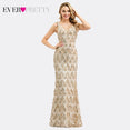 Elegant Pretty Mermaid Sequined Evening Dress