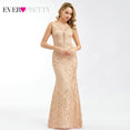 Elegant Pretty Mermaid Sequined Evening Dress