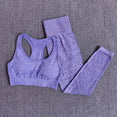 High Waist Long Sleeve Crop Top Seamless Yoga Set