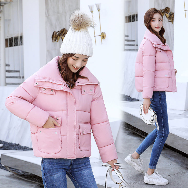 Thick Warm  Cotton padded Parkas Jacket