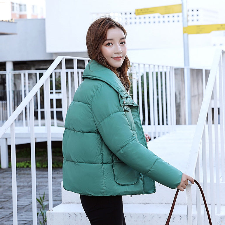 Thick Warm  Cotton padded Parkas Jacket