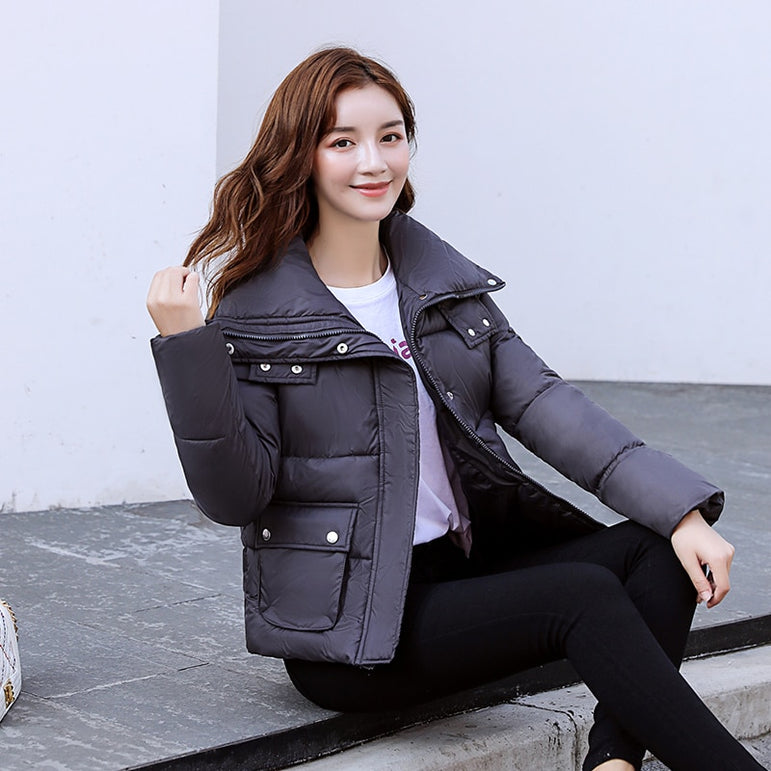 Thick Warm  Cotton padded Parkas Jacket