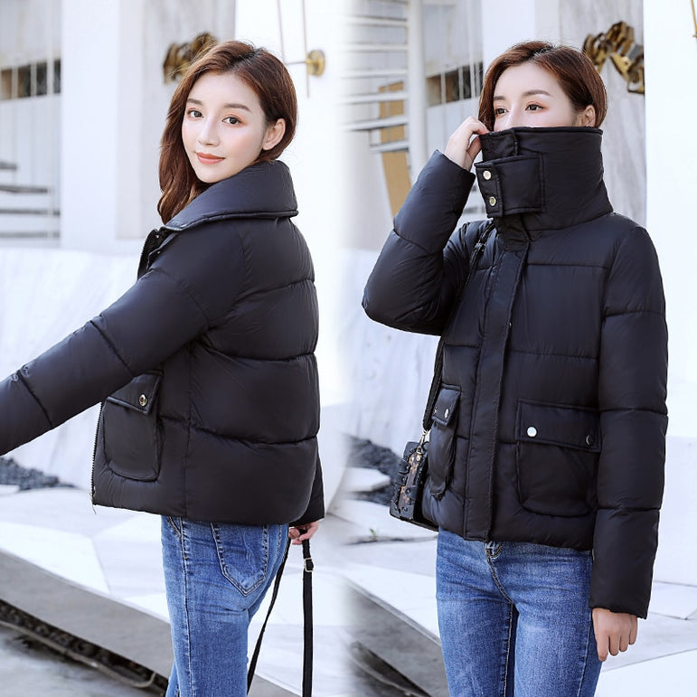 Thick Warm  Cotton padded Parkas Jacket