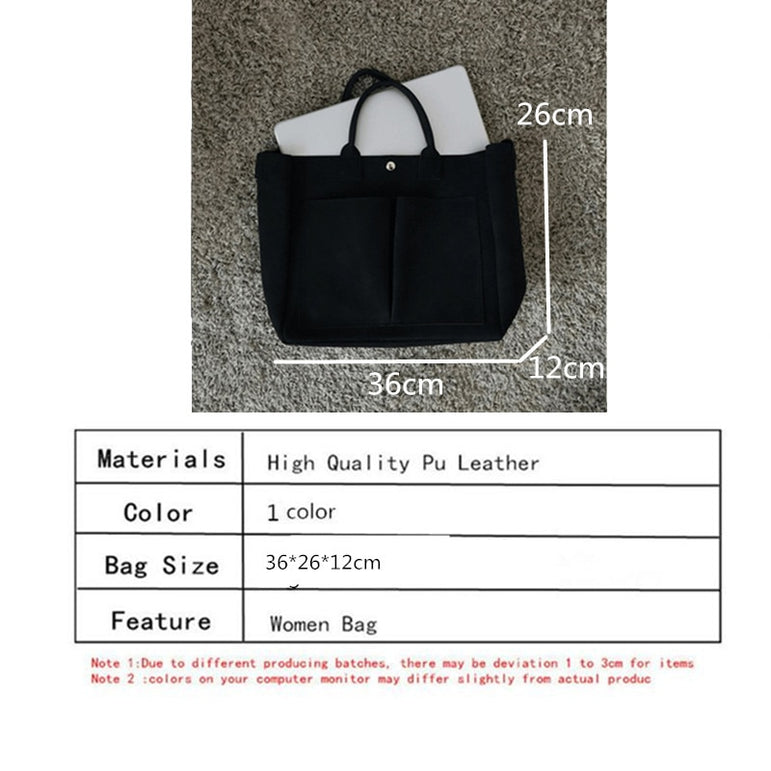 Leather Casual Big Tote Vintage Handbags