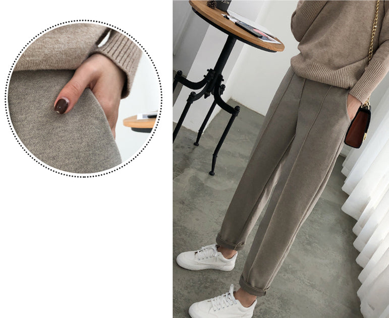 Thicken Work Suit Pencil Pants