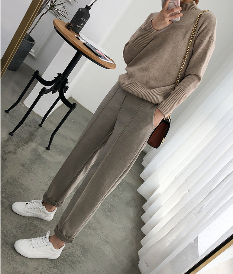 Thicken Work Suit Pencil Pants