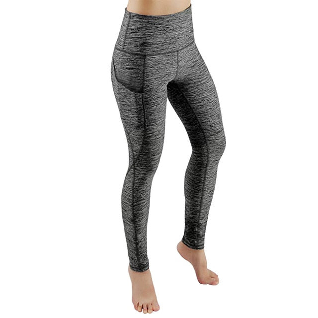 Pocket Shark Gym Training Women's Yoga Pants Leggings