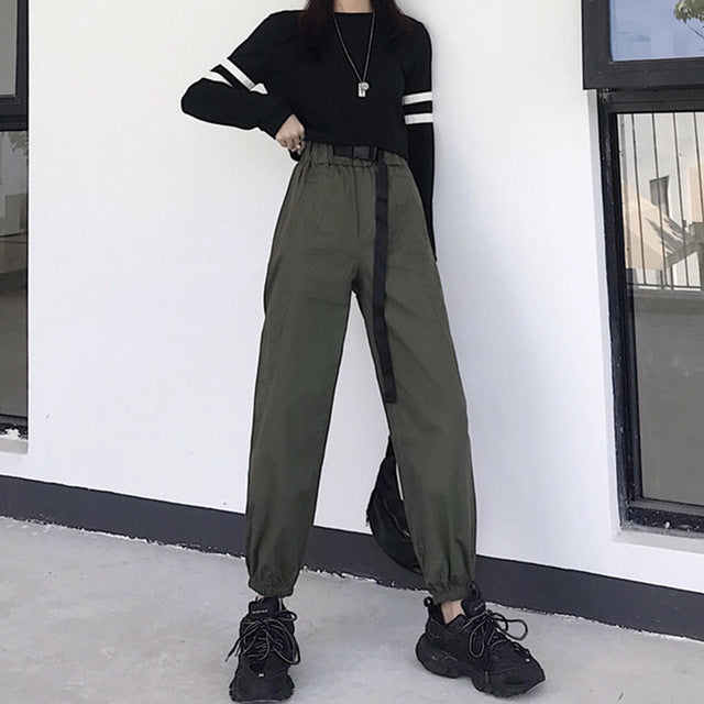 High Waist Pockets Cargo pants