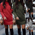 Thicken Long Sleeve Party Mini Dress