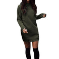 Thicken Long Sleeve Party Mini Dress