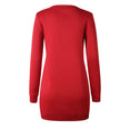 Thicken Long Sleeve Party Mini Dress