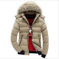 Casual Hooded Warm Fur Parka Jacket