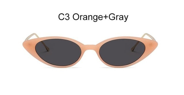 Vintage Retro Women Little Cat Eye Sunglasses