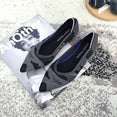 Pointed Flat Breathable Knit Shoes