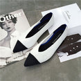 Pointed Flat Breathable Knit Shoes