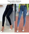 High Waist Hips Tight Jeans Slim Pants