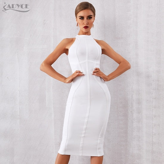 Elegant Sleeveless Bodycon Club Party Dress