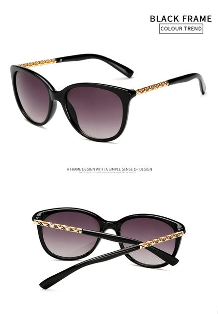 Luxury Vintage Women Cat Eye Sunglasses