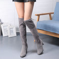 Thigh Over The Knee Elastic High Heel Boots