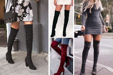 Thigh Over The Knee Elastic High Heel Boots