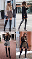 Thigh Over The Knee Elastic High Heel Boots