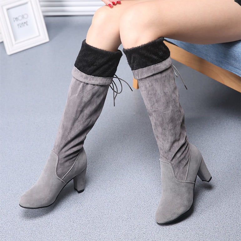 Thigh Over The Knee Elastic High Heel Boots