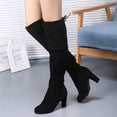 Thigh Over The Knee Elastic High Heel Boots