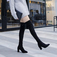 Thigh Over The Knee Elastic High Heel Boots