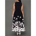 Elegant Women's Floral Print Long Maxi Dress